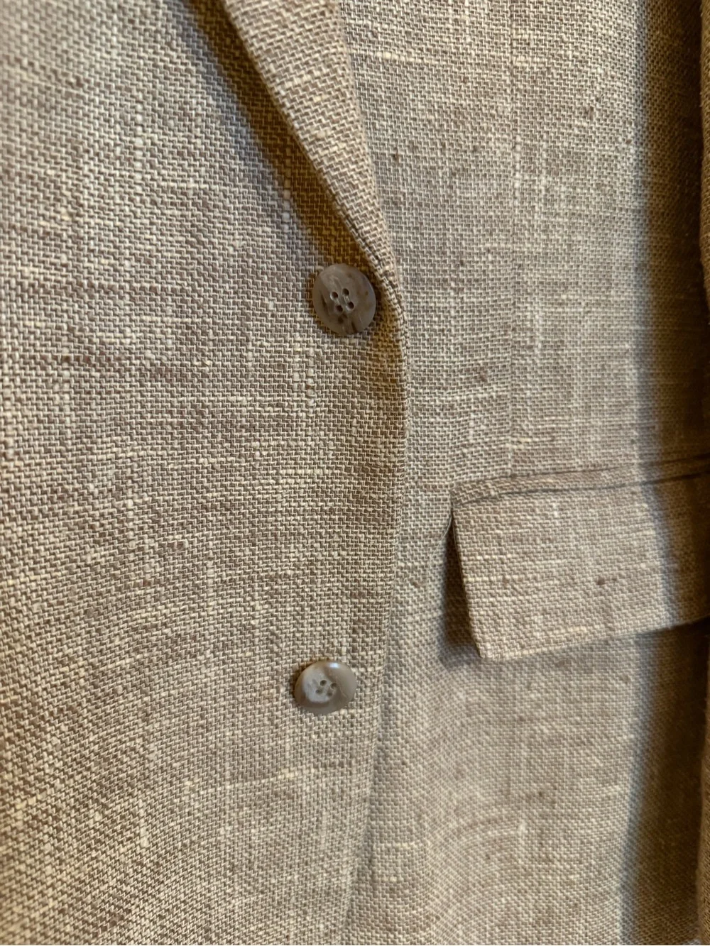 Haggar Brown Textured Sport Coat - Two-Button Blazer